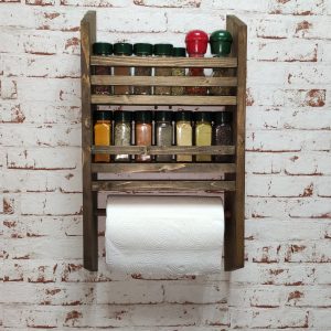 Raft de condimente pentru bucatarie Bombay wenge