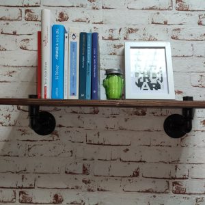 Raft de perete Birmingham negru / palisandru