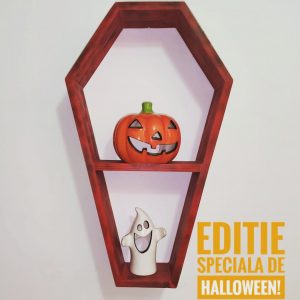 Raft de perete, Coffin, rosu