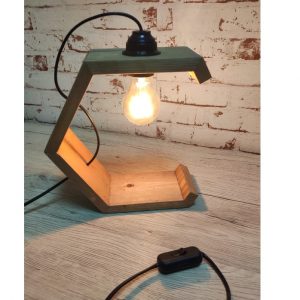 Lampa de birou, Cordoba, 22x22x9.5 cm, natur