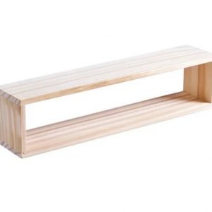 Raft de perete modular, Edmonton, 50x14x9.4 cm, natur