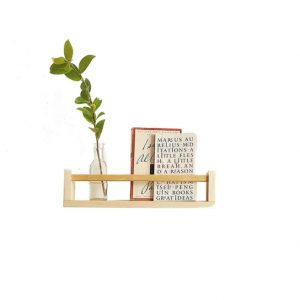 Raft de perete versatil, Ruffec, 40x10x9.4 cm, natur