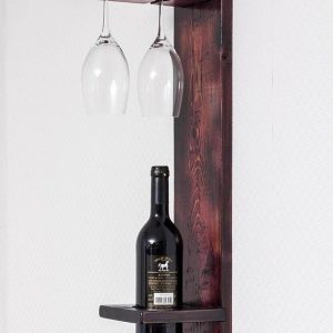 Suport sticla si pahare de vin, Rimbaud, 11.4 x 55 x 15 cm, Mahon