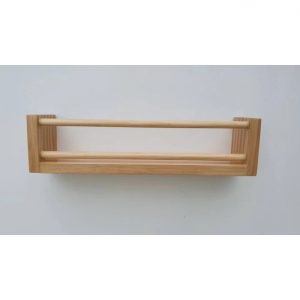 Raft de perete camera copii, Bruno, 40x10x9.4 cm, natur