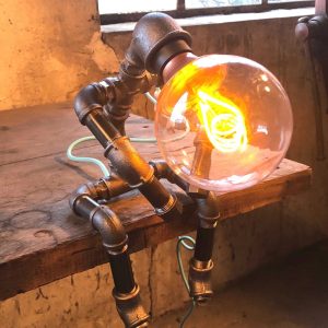 Lampa de birou in stil industrial,  Saint-Gilles, negru