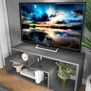 Comoda TV, Parol, 80X39X25 cm, Gri