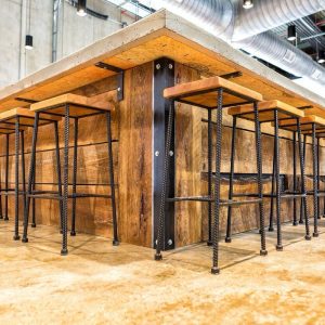 Scaun de bar industrial Armand