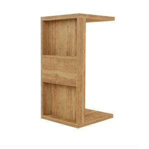 Masuta de cafea laterala, Dublin, 40x67x30 cm, alun