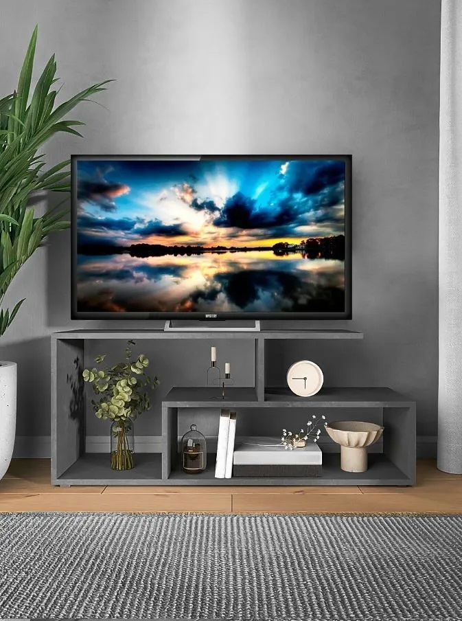 Comoda TV multifunctionala, Oscar, Gri, 100 X 39 X 30 cm, PAL 18 mm - Image 3