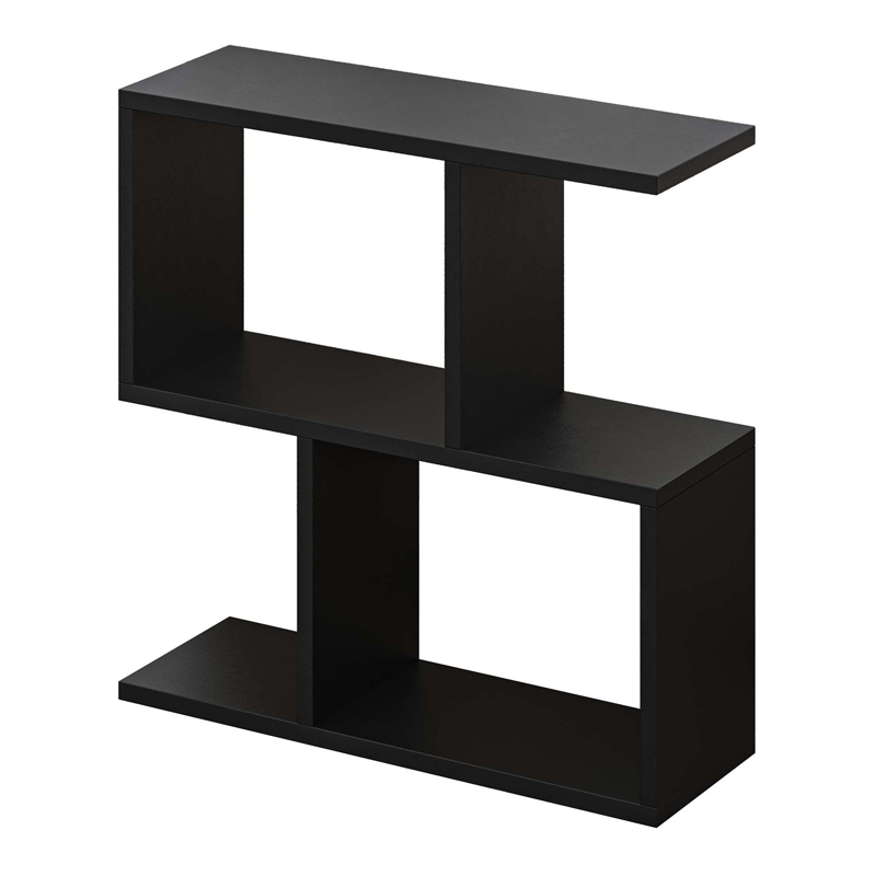 Masuta de cafea laterala, Zen, Negru, 60 x 45 x 20 cm, PAL 18 mm - Image 4